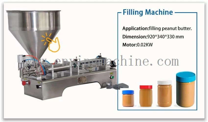 semi-automatic tahini nut butter filling machine semi-automatic tahini nut butter filling machine